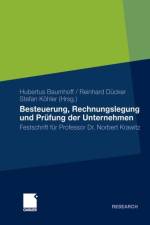 Besteuerung, Rechnungslegung Und Prufung Der Unternehmen