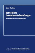 Betriebliche Umweltschutzbeauftragte af Antje Theissen