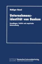 Unternehmensidentitat von Banken af Rudiger Hansl