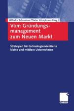 Vom Grundungsmanagement zum Neuen Markt