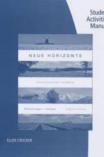 Student Activities Manual for Dollenmayer/Hansen's Neue Horizonte, 8th af David B. Dollenmayer