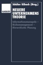 Neuere Unternehmenstheorie