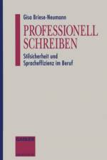 Professionell Schreiben af Gisa Briese-Neumann