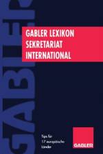Gabler Lexikon Sekretariat International af Rolf D. Zens