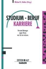 Studium - Beruf Karriere