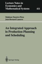 Integrated Approach in Production Planning and Scheduling af Jean-Bernard Lasserre