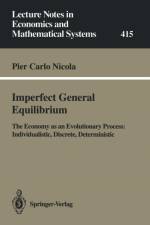 Imperfect General Equilibrium af Pier C. Nicola