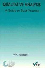 Qualitative Analysis af William A (Laboratory of the Government Chemist) Hardcastle