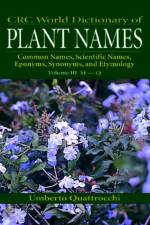 CRC World Dictionary of Plant Nmaes af Umberto Quattrocchi