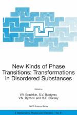 New Kinds of Phase Transitions: Transformations in Disordered Substances