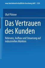 Das Vertrauen Des Kunden