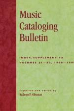 Music Cataloging Bulletin