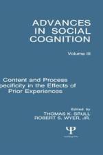 Content and Process Specificity in the Effects of Prior Experiences