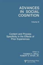 Content and Process Specificity in the Effects of Prior Experiences