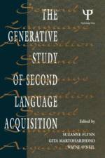 The Generative Study of Second Language Acquisition