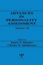Advances in Personality Assessment