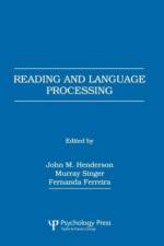 Reading and Language Processing