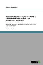 Klassische Raumkonzeptionen Kants in Daniel Kehlmanns Roman 