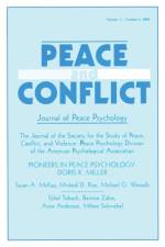 Pioneers in Peace Psychology