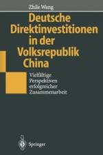 Deutsche Direktinvestitionen in der Volksrepublik China af Zhile Wang