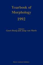 Yearbook of Morphology 1992