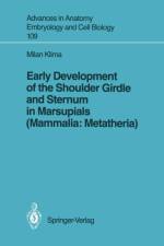 Early Development of the Shoulder Girdle and Sternum in Marsupials (Mammalia: Metatheria) af Milan Klima