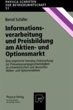 Informationsverarbeitung und Preisbildung am Aktien- und Optionsmarkt af Bernd Schäfer