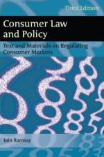 Consumer Law and Policy af Professor Iain (University of Kent Ramsay