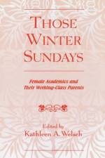 Those Winter Sundays