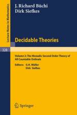 Decidable Theories af D. Siefkes