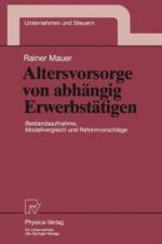 Altersvorsorge von Abhangig Erwerbstatigen af Rainer Mauer