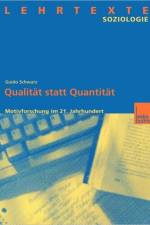 Qualitat Statt Quantitat af Guido Schwarz