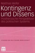 Kontingenz Und Dissens af Matthias Wefer