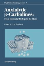Anxiolytic -Carbolines