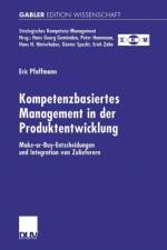 Kompetenzbasiertes Management in der Produktentwicklung af Eric Pfaffmann