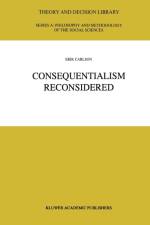 Consequentialism Reconsidered af E. Carlson