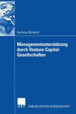Managementunterstutzung durch Venture-Capital-Gesellschaften af Andreas Brinkrolf