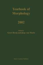 Yearbook of Morphology 2002