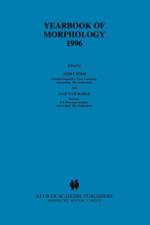 Yearbook of Morphology 1996