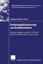 Forderungsbilanzierung von Kreditinstituten af Caroline Sittmann-Haury