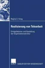 Realisierung von Telearbeit af Regina Krieg