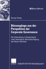 Borsengange aus der Perspektive der Corporate Governance af Gunnar Gerig