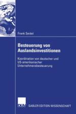 Besteuerung von Auslandsinvestitionen af Frank Seidel
