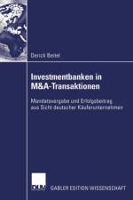 Investmentbanken in M&A-Transaktionen af Derick Beitel