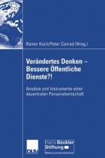 Verandertes Denken - Bessere Offentliche Dienste?!