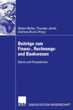 Beitrage zum Finanz-, Rechnungs- und Bankwesen