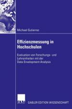 Effizienzmessung in Hochschulen af Michael Gutierrez