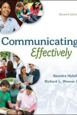 COMMUNICATING EFFECTIVELY af Saundra Hybels