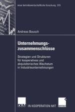Unternehmungszusammenschlusse af Andreas Bausch