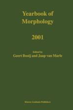 Yearbook of Morphology 2001